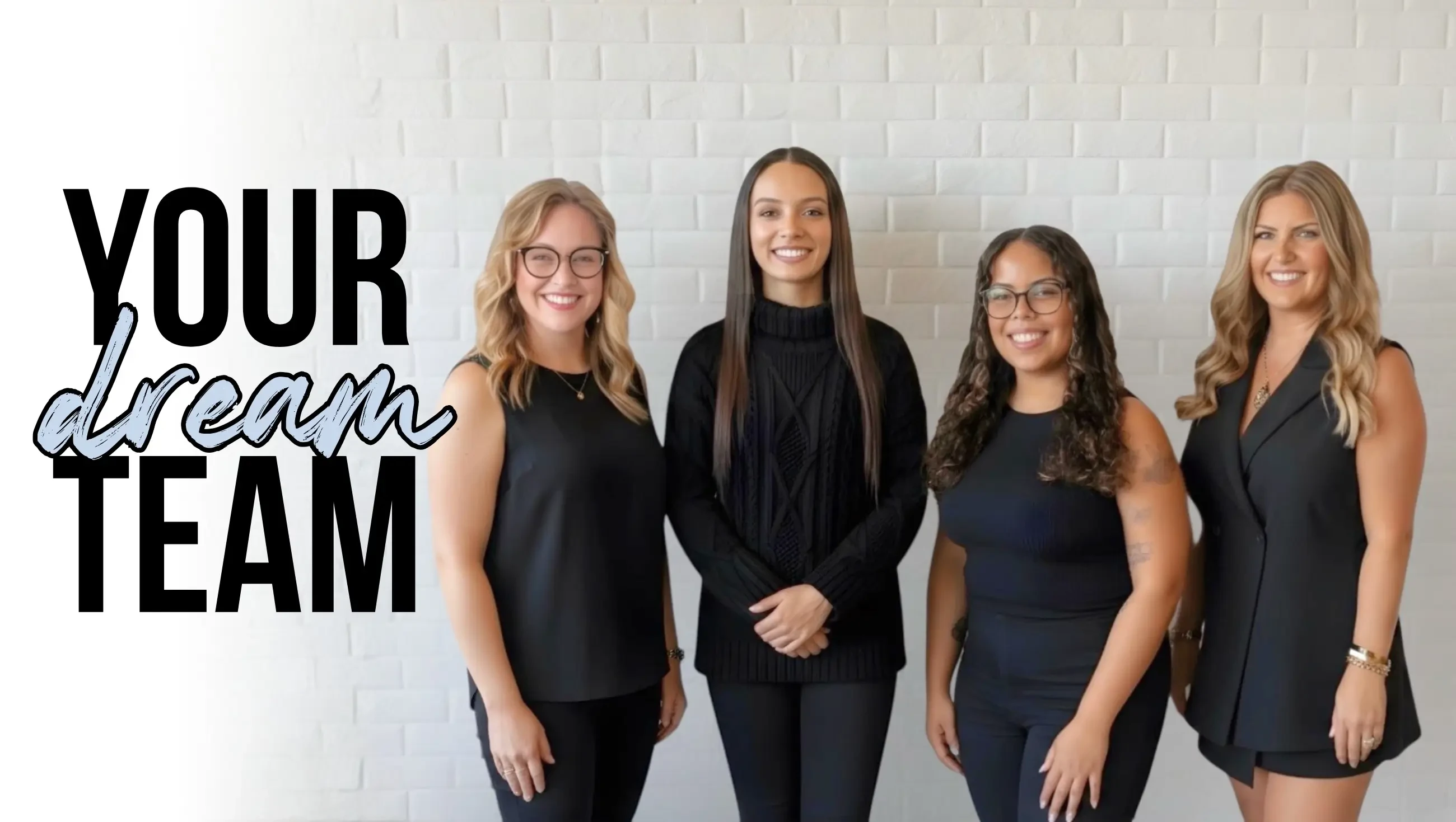image shows the team at here and now