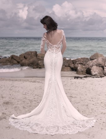 Style #Cambridge Dawn-21SW340 #7 Ivory with Soft Nude Accent (gown with Nude Illusion) thumbnail