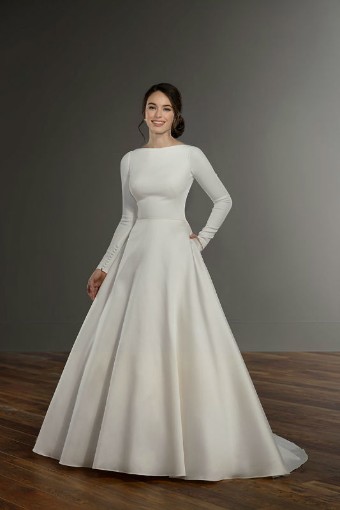 Here & Now Style #7511 #2 Natural Bellagio Crepe on Silk (SZ1157ZZ) thumbnail
