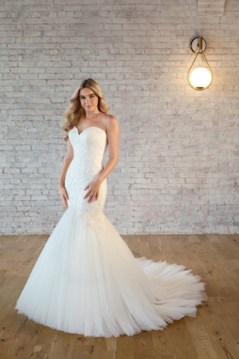 Here & Now Style #7544 #3 Ivory/Almond (ZN11 - W/No Beading or Sequin Glitter Net Tulle) thumbnail
