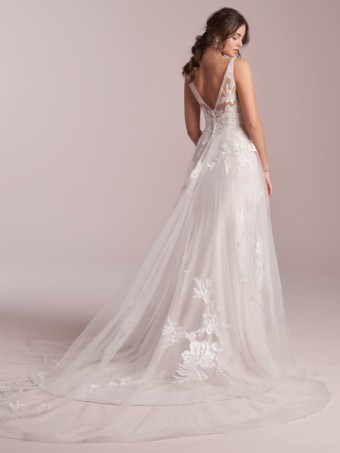 Here & Now Style #Priscilla #1 default Ivory over Misty Mauve (gown with Nude Illusion) thumbnail