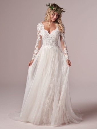 Here & Now Style #Iris #0 default Ivory (gown with Ivory Illusion) thumbnail