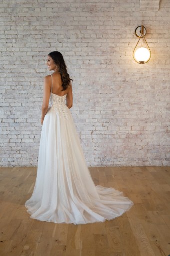 Here & Now Style #7514 #1 default (IV-IVR) Ivory Lace and Tulle over Ivory Gown thumbnail