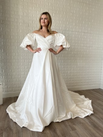 Here & Now Style #AZ201-Sophia #0 default Ivory Satin Only thumbnail