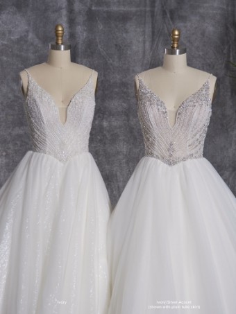 Here & Now Style #Bannock -  23SK098A02 #4 default Ivory/Silver Accent (gown w/Natural Illusion) thumbnail