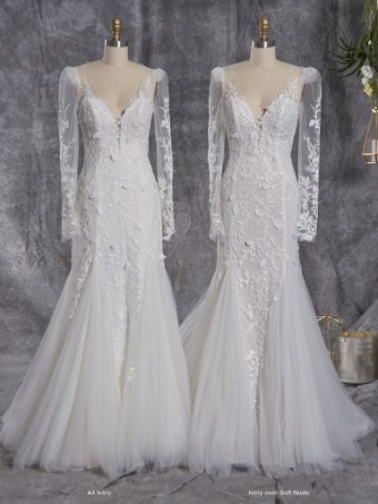 Here & Now Style #Atherton - 9SC036A02 #4 default All Ivory (gown with Ivory Illusion) thumbnail