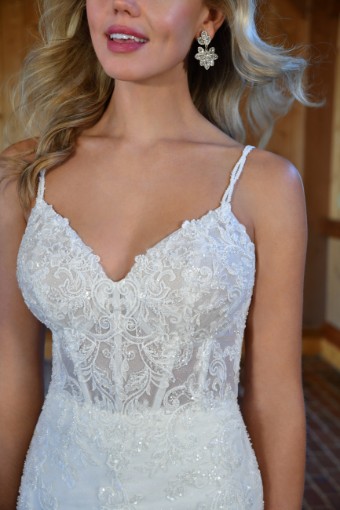 Here & Now Style #D3502 (Ivory Beading and Sequin/Glitter Detail) #2 IV/IV/PORC (IQ11) thumbnail