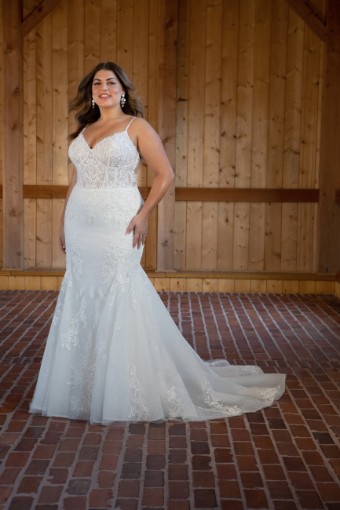 Here & Now Style #D3502 (Ivory Beading and Sequin/Glitter Detail) #3 IV/IV/PORC (IQ11) thumbnail