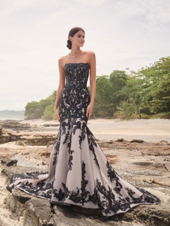 Here & Now Style #NORVINIA LANE (24SZ236A01) #1 Ivory (gown with Ivory Illusion) thumbnail