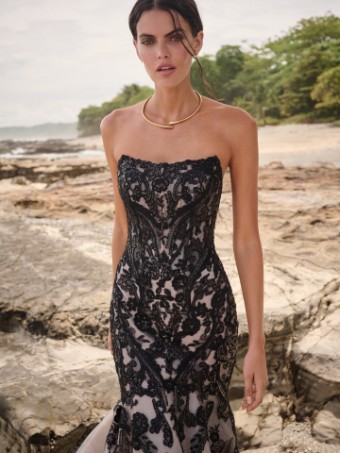 Here & Now Style #NORVINIA LANE (24SZ236A01) #2 Ivory (gown with Ivory Illusion) thumbnail