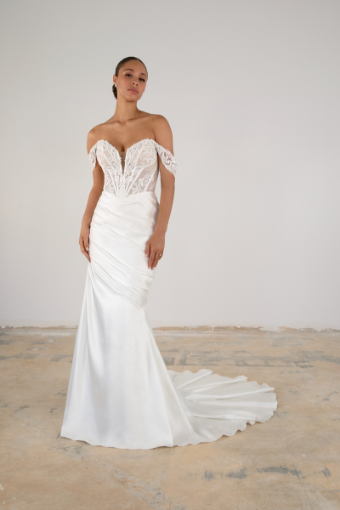 Here & Now Style #LE1297 #0 default Ivory Satin Only thumbnail