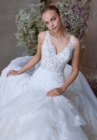 Morilee Style #Demetra Wedding Dress Style 2916 #3 Ivory/Ivory thumbnail