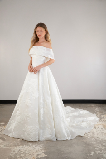 Here & Now Style #D3971 #0 default (IVQ) IVORY ORGANDY JACQUARD thumbnail
