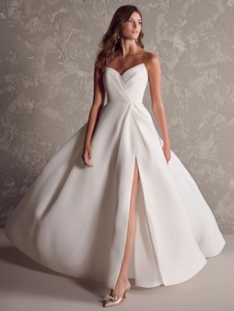 Here & Now Style #NISHA (24MS214A01) #1 Diamond White (gown with Natural Illusion) thumbnail