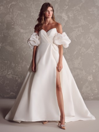 Here & Now Style #NISHA (24MS214A01) #3 Diamond White (gown with Natural Illusion) thumbnail