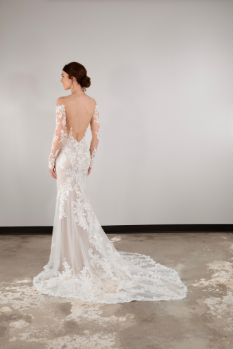 Here & Now Style #2509619 #1 (IVIV-PL) Ivory Lace & Tulle over Ivory Gown w Porcelain Tulle Illusion thumbnail