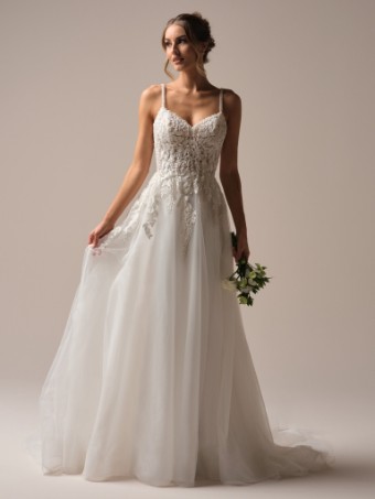 Here & Now Style #CARMEN (25RK860B01 - Lined Bodice, Sparkle tulle) #0 default All Ivory thumbnail