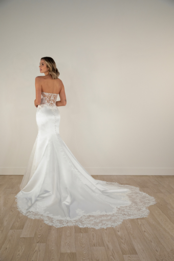 Here & Now Style #7935 #1 (IV-PL) Ivory Gown w Porcelain Tulle Illusion thumbnail