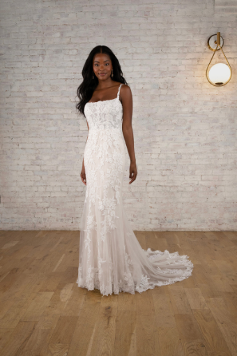 Here & Now Style #7762 (Bodice Unlined) #0 default (IV-IVR) Ivory Lace and Tulle over Ivory Gown thumbnail