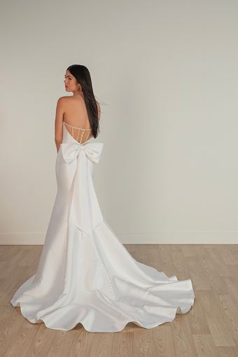 Here & Now Style #SY8159 #1 (PI-PL) Pure Ivory Gown w Porcelain Tulle Illusion thumbnail