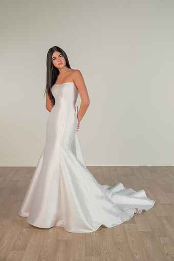 Here & Now Style #SY8159 #0 default (PI-PL) Pure Ivory Gown w Porcelain Tulle Illusion thumbnail