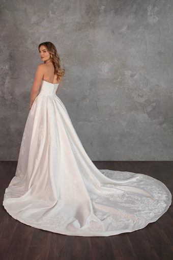 Here & Now Style #D4265 (Lace and Mikado) #1 (IVR) Ivory thumbnail