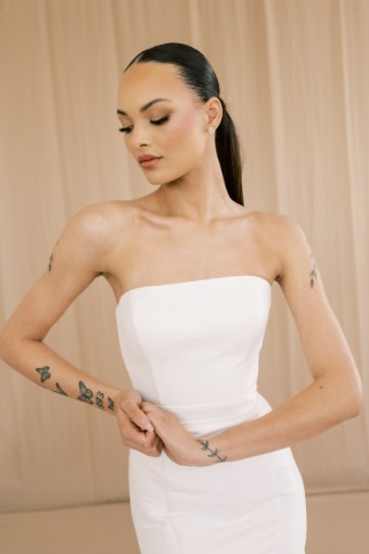 Here & Now Style #Cynthia - Dress Only SS-HG10217S #1 Ivory thumbnail