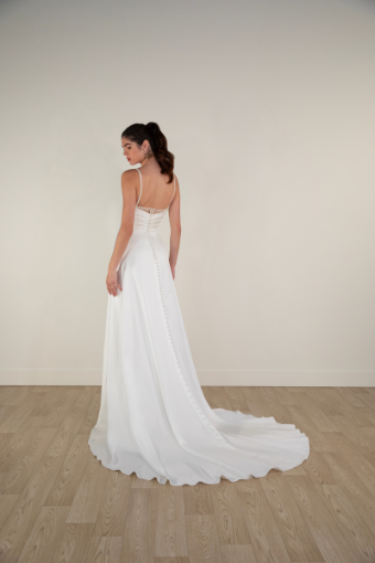 Here & Now Style #7915 #1 (IV-PL) Ivory Gown w Porcelain Tulle Illusion thumbnail