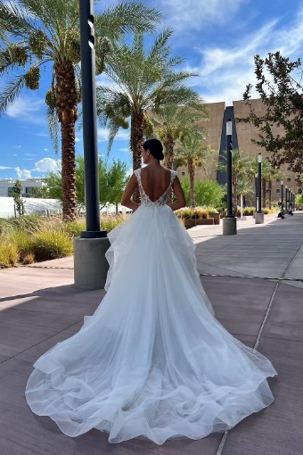 Here & Now Style #Arwen AM-BG101093 *custom - gown with modesty panel* #1 default Ivory/Ivory thumbnail