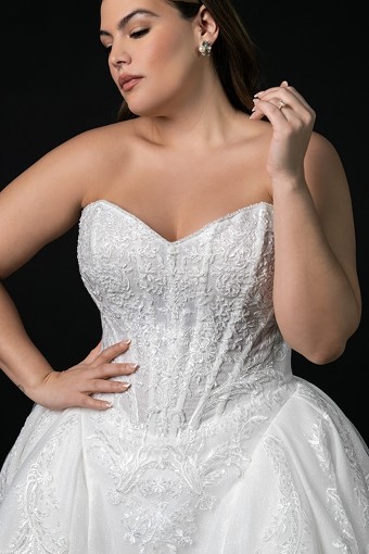 Here & Now Style #ML1903 (Bodice Unlined, Zip-Up) #5 default (IVR) Ivory thumbnail