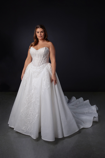 Here & Now Style #ML1903 (Bodice Unlined, Zip-Up) #3 (IVR) Ivory thumbnail