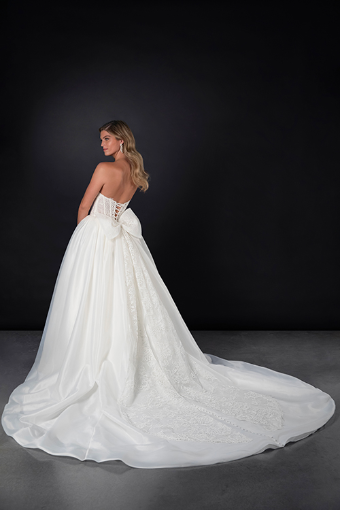 Here & Now Style #1848 (Bodice Unlined, Tie-Up Back, & Bow) #1 (IVR) Ivory thumbnail