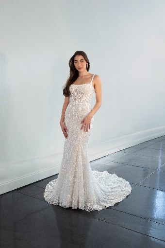 Here & Now Style #1510 #0 default (IV-IVR) Ivory Lace and Tulle over Ivory Gown thumbnail