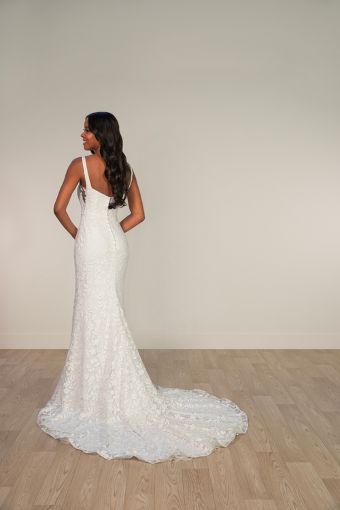 Here & Now Style #SY8253 #1 (IVIV-PL) Ivory Lace and Tulle over Ivory Gown w Porcelain Tulle Plunge thumbnail