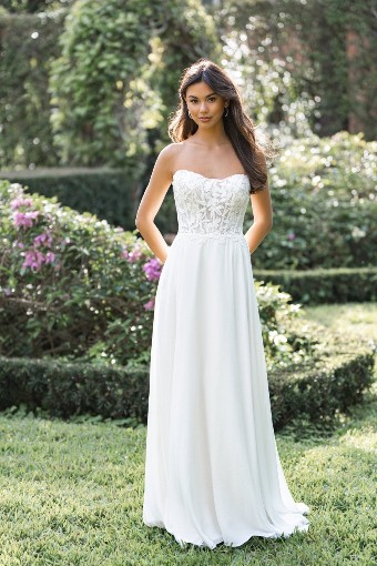 Here & Now Style #R3853 - Gown & Sleeves #0 default Ivory/Champagne thumbnail