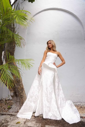 Here & Now Style #Yumi (Gown & Overskirt) #0 default Ivory thumbnail