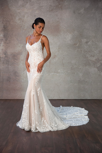Here & Now Style #D4223 #0 default (IVIV-PL) Ivory Lace & Tulle over Ivory Gown w Porcelain Tulle Illusion thumbnail