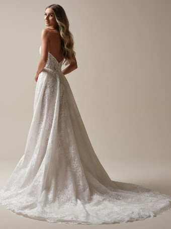 Here & Now Style #NARISSA (25SB354A02 - plain tulle) #4 default Ivory over Soft Blush (gown with Natural Illusion) thumbnail