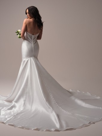 Here & Now Style #LAGOS (25SS901A01 - Unlined bodice) #1 default Diamond White (gown with Light Nude Illusion) thumbnail
