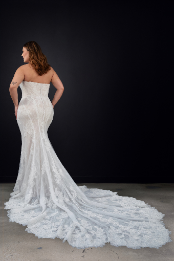 Here & Now Style #1752 (Bodice Unlined & Sleeves) #4 default (IV-IVR) Ivory Lace and Tulle over Ivory Gown thumbnail